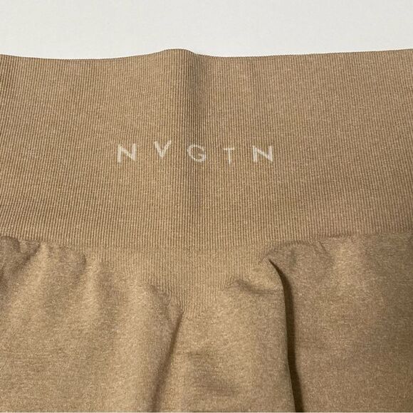 NVGTH Beige Performance Seamless Leggings Women's Size Small - Picture 12 of 14